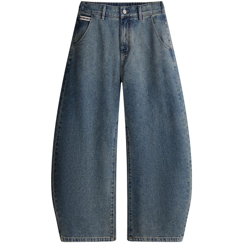 

NVG.YOUNG Мужские джинсы из денима свободного кроя с изогнутыми штанинами L