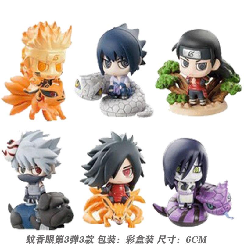 Hot Naruto The Shippuden Anime Figure Model Sasuke Kakashi Gaara Action Figurine PVC Statue Collectible Toys Doll Student Gifts