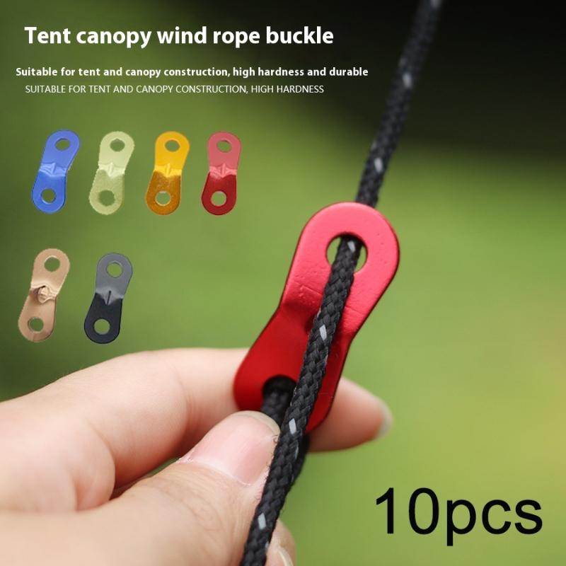 Aluminium Tent Windtouw Versteller Scheerlijn Koordslot Spanner Buiten Kamperen Luifel Afdak Bevestiging Glijder Accessoire