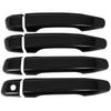 Front Rear Left Right For 2018- Honda Accord Carbon Fiber Door Handle Cover