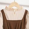 Girls' Autumn Preppy Style Two-Piece Dress - Trendy Children's Fashion