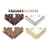 Furniture Decorative Corner Brackets Protector Triangle Corner Furniture Protector Wooden Box Corner Protector Antique Corner