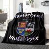 Manta con temática de Lemmy de Motörhead, Manta Cálida y Acogedora para Sofá, Sillón, Cama, Decoración del Hogar