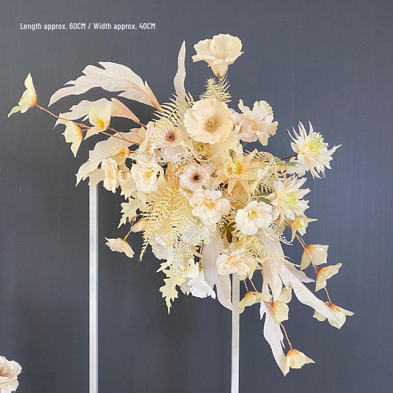 Artificial Wedding Venue Floral Decor for Aisle, Stage, and Reception
