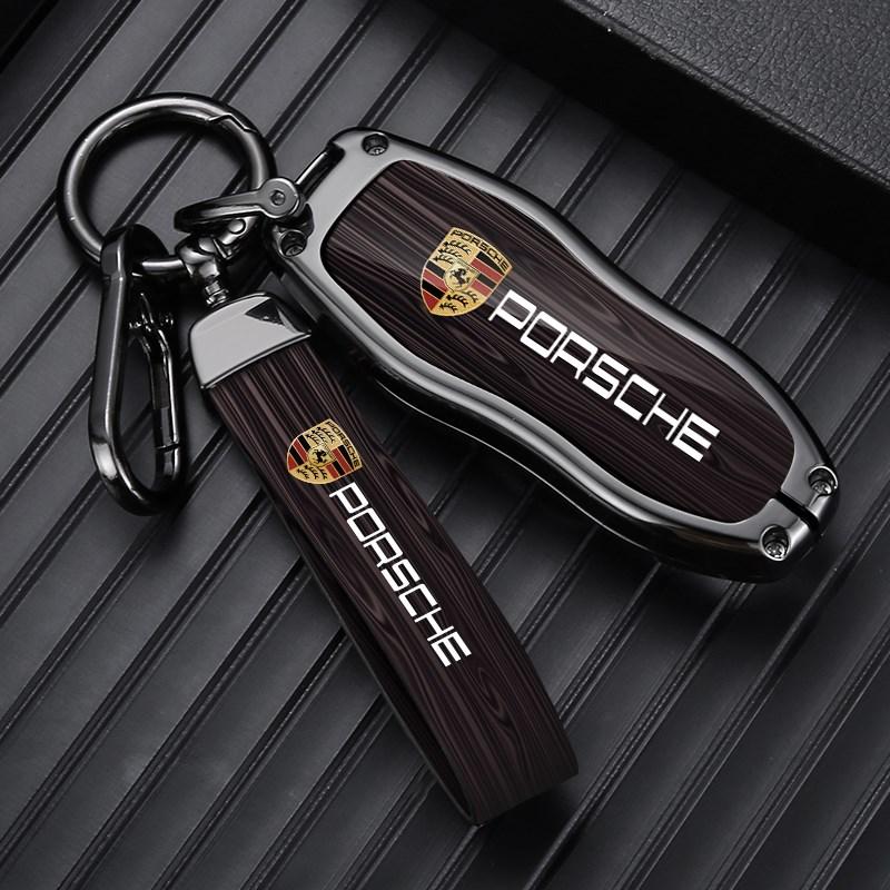 Intelligente Autoschlüsselhülle Schale Für Porsche Panamera Spyder Carrera Macan Cayman Cayenne 911 970 981 991 Keyless Auto Zubehör