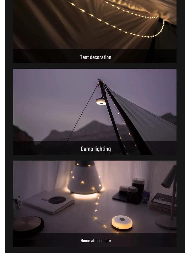 10m Rechargeable LED Light Strip with Built-in 1800mAh Battery for Atmosphere and Decor