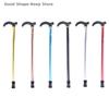 Adjustable Aluminum Alloy Walking Stick 2 Section Anti-Skid Hiking Cane For Stability Old Man Support