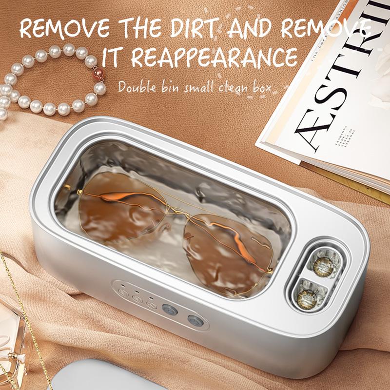Xiaomi Xiaomi Upgrade Ultrasonic Cleaner 48Khz High Frequency White Machine for Contact Lens Glasses Jewelry Cleaning