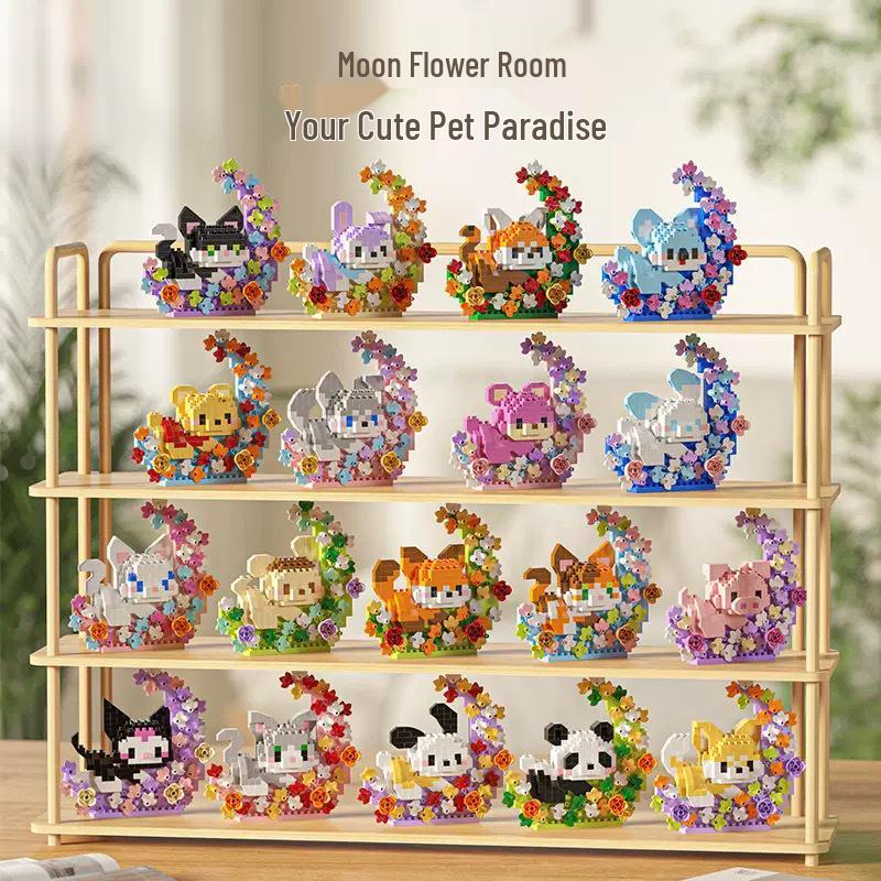 Micro Particle Cartoon Figure Building Blocks for Kids - Assembly Toys & Hanging Ornaments