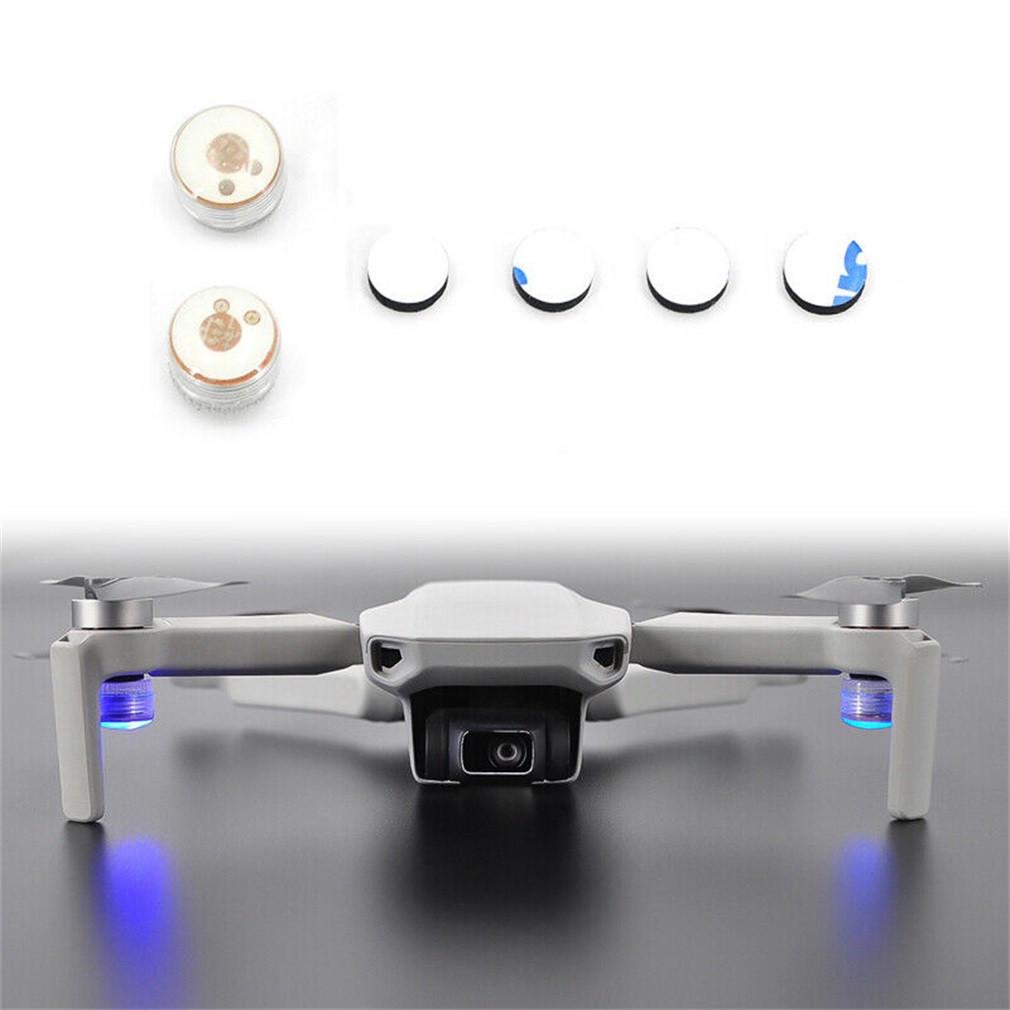 (H0826)2 Peças Luzes de Sinalização LED Estroboscópicas de Busca Noturna para Mavic Mini