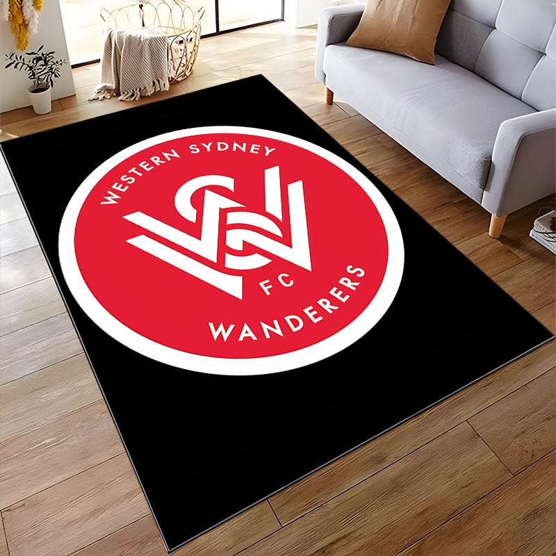 Western Sydney FC Red Logo suitable as a non-slip mat for the living room or bedroom sofa