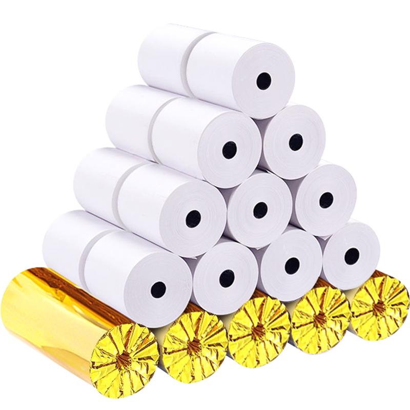Meituan Waimai 58mm Thermal Printer Rolls with Small Core Po Cash Register Rubber Tubes