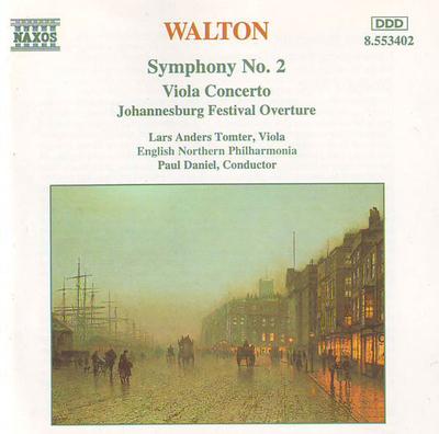CD LARS ANDERS TOMTER ANGLAIS NORTHER Walton Symphonie 2 Concerto pour alto 8553402 Naxos 1996 Europe Classique Occasion