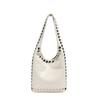 Premium Bag Women's New Trendy Fashion Retro Versatile Casual Shoulder Bag Rivet Bucket Bag