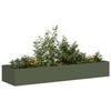 VidaXL Olive Green Planter 280x80x40 Cm Steel 860762