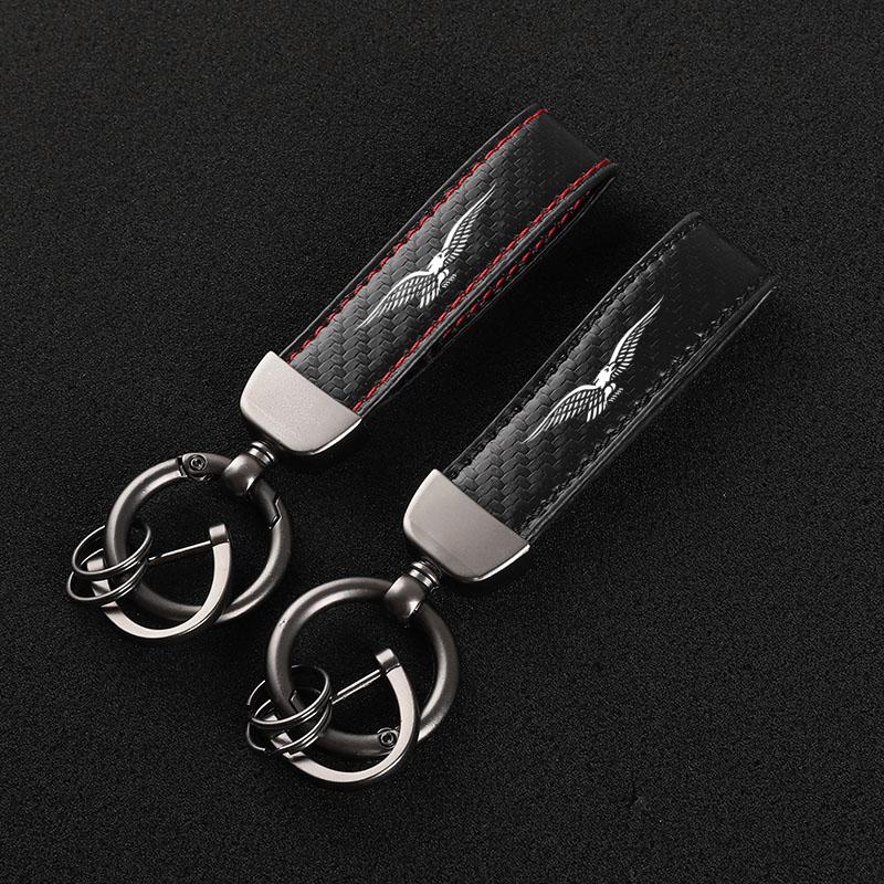 Hochwertiger Carbonfaser Motorrad Schlüsselanhänger Halter Schlüsselanhänger für Moto Guzzi BREVA 750 V7 Breva 850 1100 1200 GRISO BREVA 1100