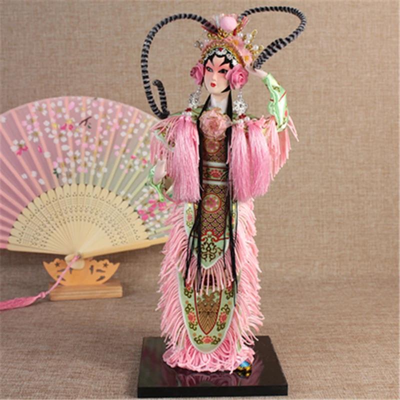 Beautiful Beijing Opera dolls Chinese style Peking Opera Silk doll Beijing special gifts Chinese cultural Rag doll sushi boat