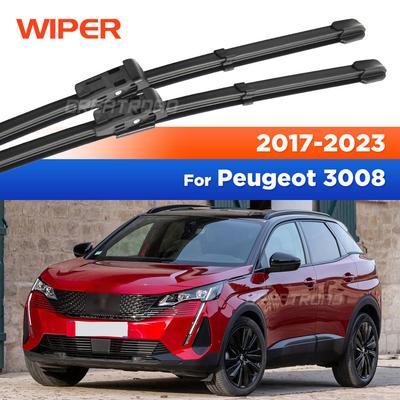 OEM Fit / Tiché-Čisté Stěrače Pro Peugeot 3008 Mk2 2017- 2018 Stěrače 28"+16"
