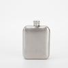 6-Ounce Outdoor Portable Stainless Steel Square Pocket Flask