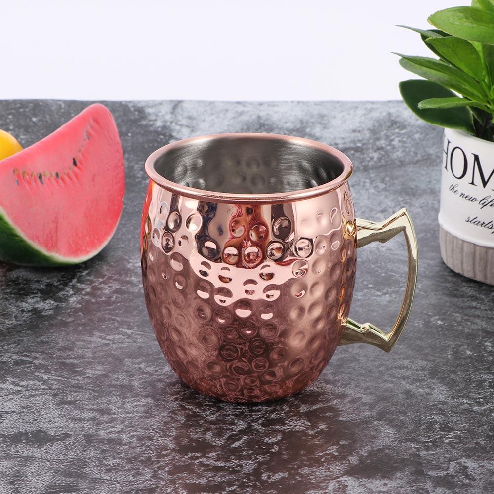 550ml Hammered Cocktail Glass Kitchen Dining Drinkware Mug Beer Cup Mule Mug Coffee Cup