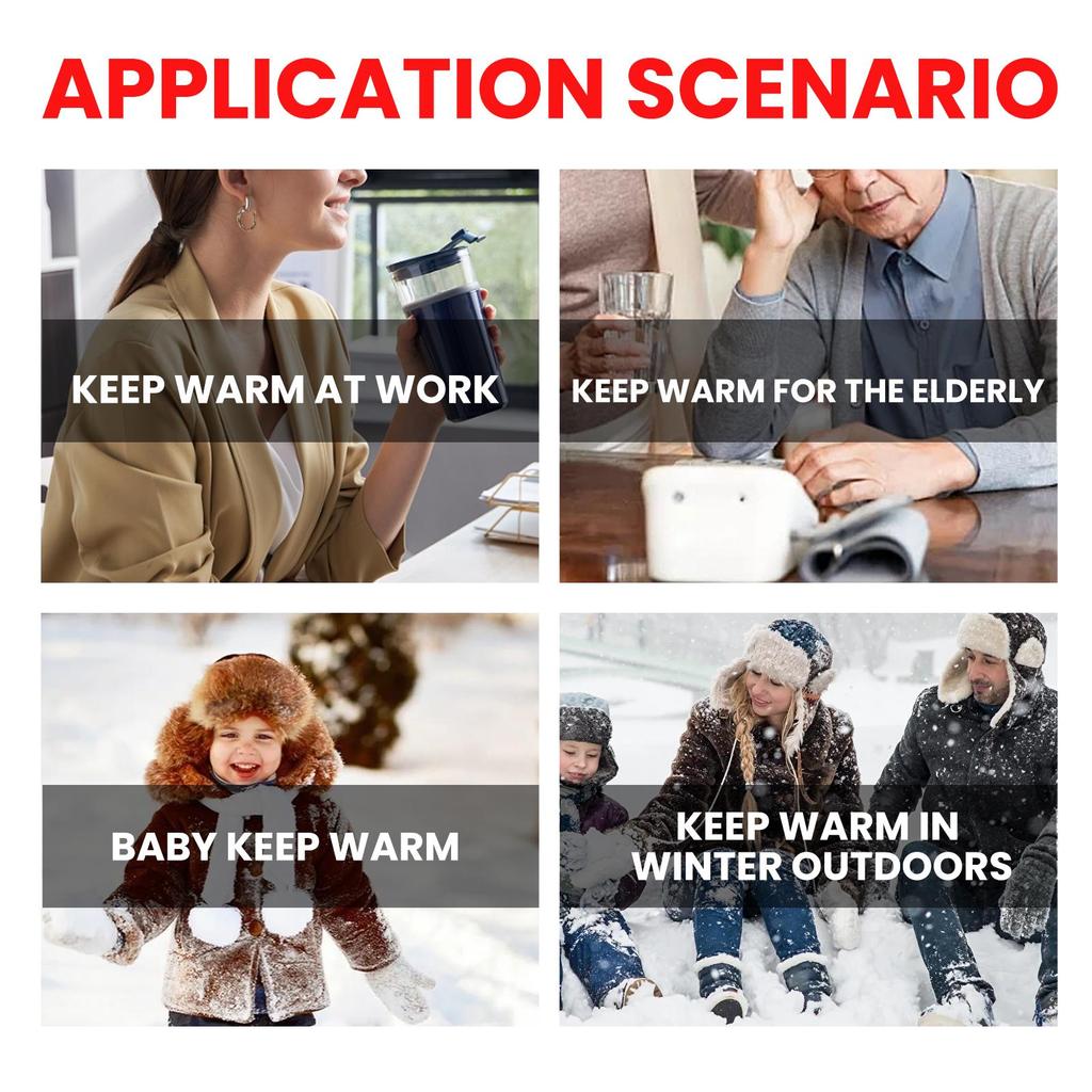 Houkea Fever-Relieving Scarf, Winter Neck Protector, Warm Neck Cover, Cold-Resistant and Freezing-Preventive Scarf, Heating Scarf, Warm Baby