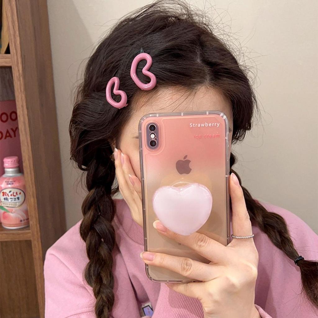 Trendy Candy-Colored Korean-Style Bobby Pins - Dopamine Girl Versatile Hair Clips
