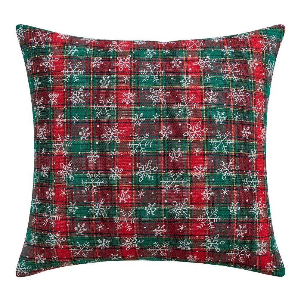Snowflake Pattern Throw Pillowcover INS Style Cushion Cover Christmas Pillowcase  Sofa/Bed