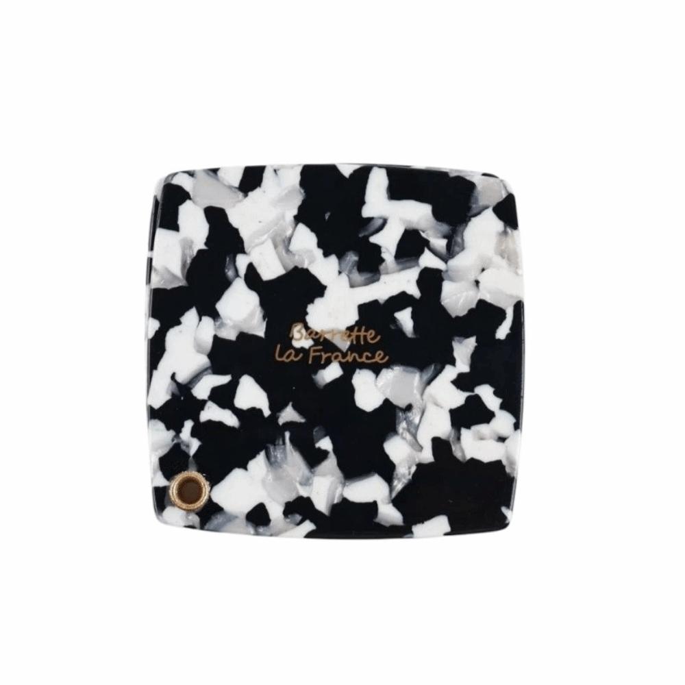 Bunter Tragbarer Spiegel Quadratischer Drehbarer Spiegel Kompaktes Design Acetat Make-up Spiegel Für Nachbesserungen