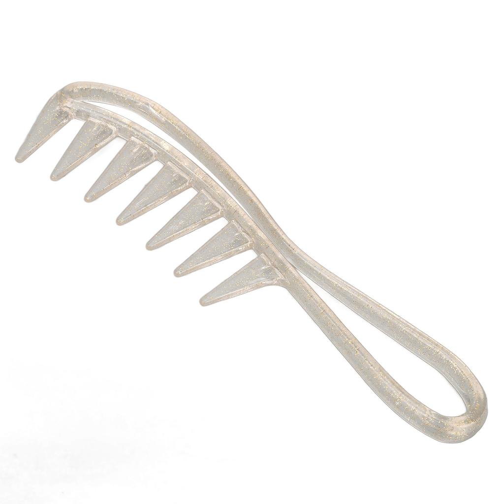 10pcs Wide Tooth Comb Ergonomic Handle Portable Plastic Detangling Comb for Men Women Hair Styling