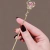1pc Magic Wand Girl Hairpin Daily Simple Fashion Hairpin Elegant Heart Hairpin Girl's Heart Hair Accessories for Women