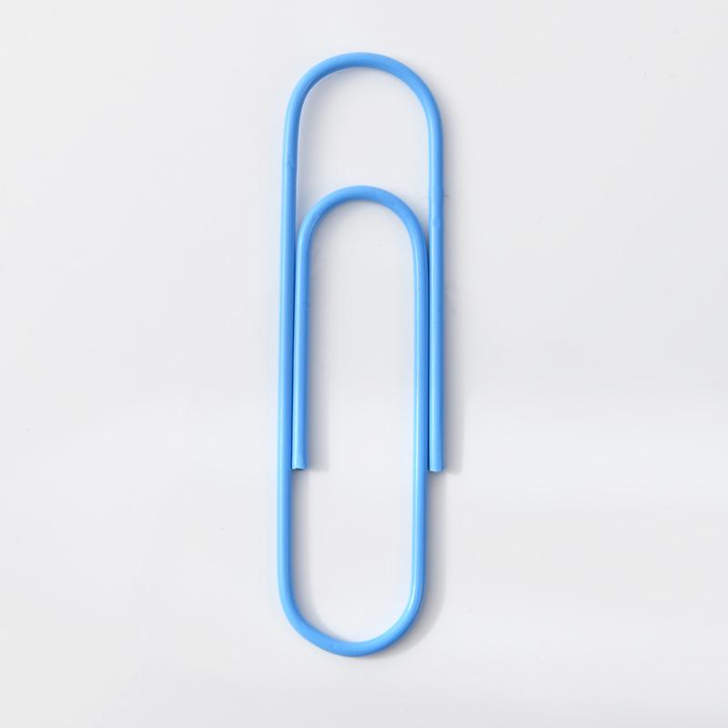 100mm Extra Velké Kancelářské Svorky v Barvě Macarons, Plastem Potažené, 10cm Ohýbaný Design