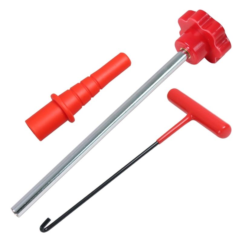 Pack of 4 Plastic Tire Valves Stem Replacement Tool Kit for Quick Installation Removal On Vehicles Including Car Motorcy