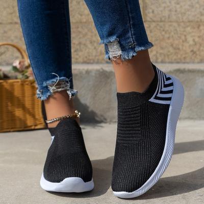 Chaussures de sport tendance pour femmes, chaussures vulcanisées d'été de haute qualité, chaussures plates à enfiler, mocassins pour femmes, chaussures de marche