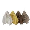 2025 Trendy Winter Hooded Shawl Cape: Thickened Bathrobe Blanket for Office, Cute Student Style.