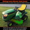 Upgrade Large Seat Cover LP92334, Riding Lawn Mower Cushioned Waterproof Seat Cover Up To 18" High Perfectly Fits For John Deere Mower & Gator Seats,