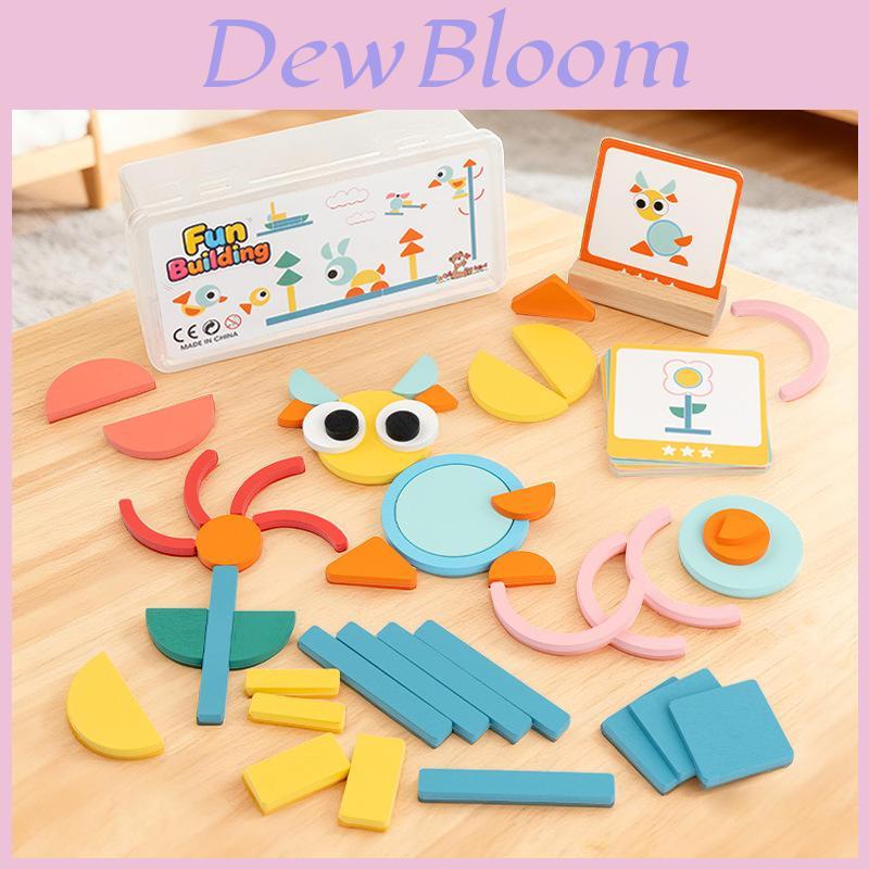 Geometric Shape Wooden Puzzle Toy For Early Education Kids Learning Fun