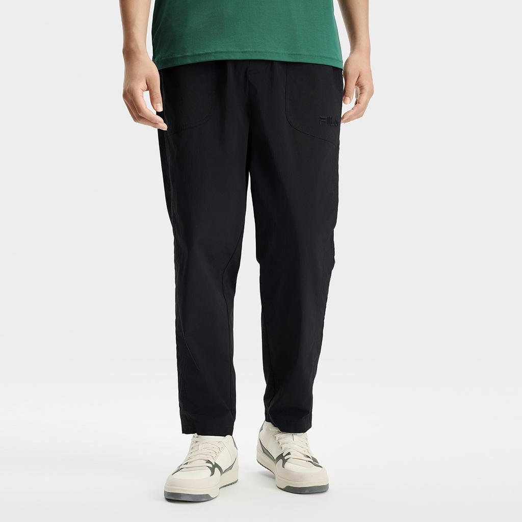 New FILA Casual Pants Men's Jet Black F11M438803FBK