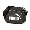 Fabric Crossbody Bag Women's Pure Black (Unisex) Crossbody Bags 079143 01