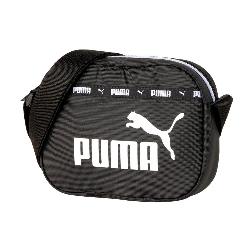 Puma Fabric Crossbody Bag Women's Pure Black (Unisex) Crossbody Bags 079143 01