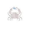 Fashion Crab Brooch Exquisite Simple Personalized Creative Full of Zirconium Pins Suit Jacket Chest Flower Accessories