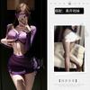Sex Underwear Perspective Long Sleeve Hip Wrap Dress Passionate Hot Sexy Uniform Seduction Suit Women