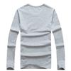 BUZZxSELECTION Long Long English TSL006 T-shirt, Sleeve, Sleeve, Logo, Stylish, Letters, Print, Cool, Men's (01. White, S)