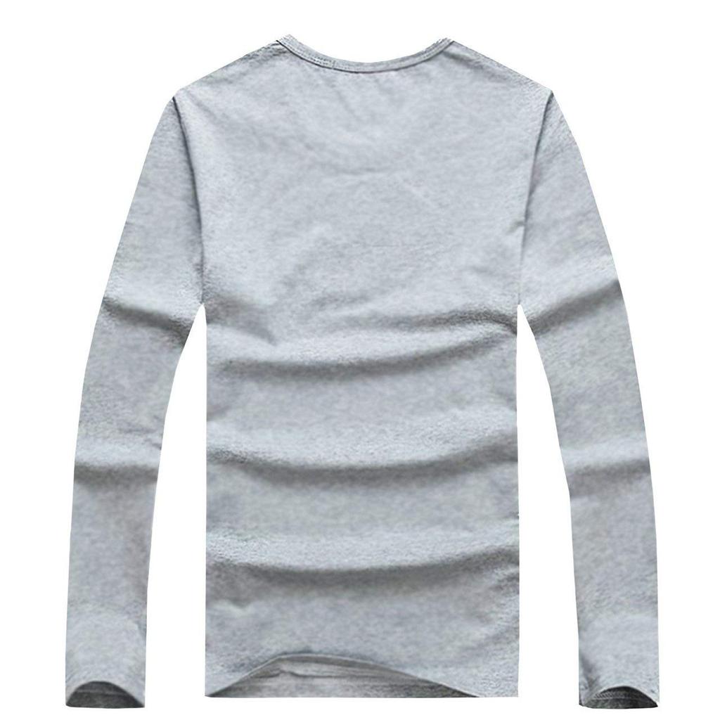 BUZZxSELECTION Long Long English TSL006 T-shirt, Sleeve, Sleeve, Logo, Stylish, Letters, Print, Cool, Men's (01. White, S)