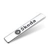 LZIE8 1 Pieza Insignia Metálica para Coche Pegatina Guardabarros Maletero Pegatinas Decoración Para Skoda Octavia Superb Rapid Kodiaq Karoq Fabia Kamiq Enyaq