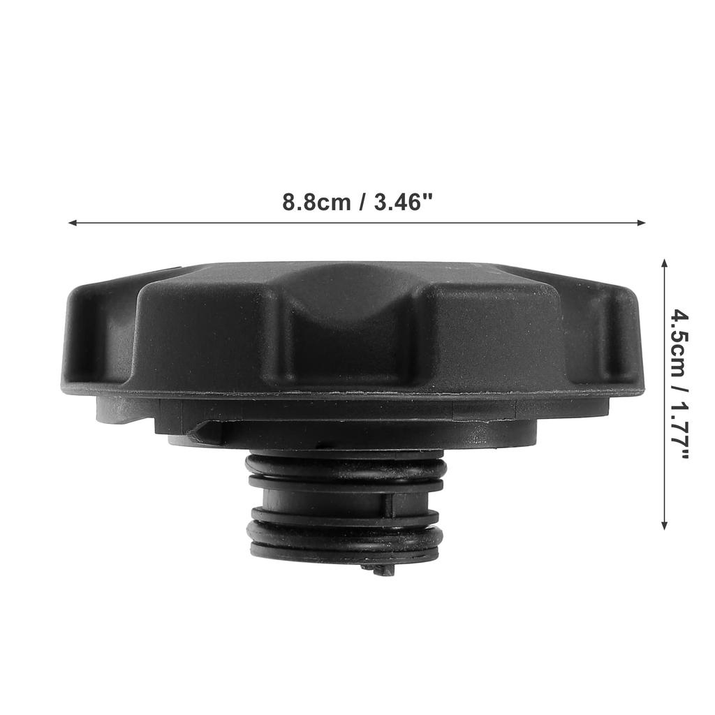 ACROPIX Car Radiator Reservoir Extension Tank Cap Fits BM W Fits 525i E60 535i F10 Black 1 Pcs
