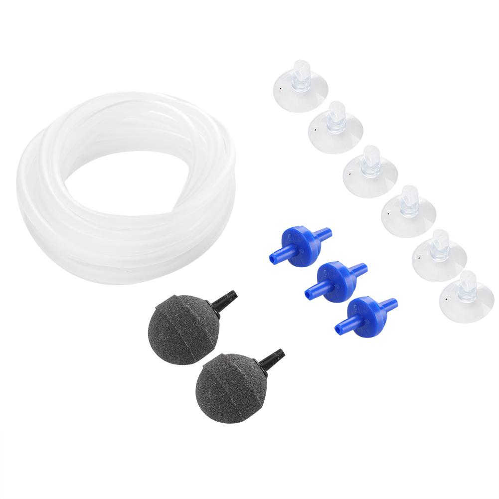 Oxygen Pump Accessories Check Valve Air Tube Air Stone Suction Aquarium Aeration Set