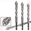 4Piece Eccentric Drill Bit Bevel Tip With Four Edge Sawtooth Design for Hard Tile Ceramic Glass Marble and Concrete