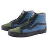 Vans Sk8 Comfortable Simple High-Top Skate Shoes Unisex Sneaker Black Blue VN0A5KXVBLK