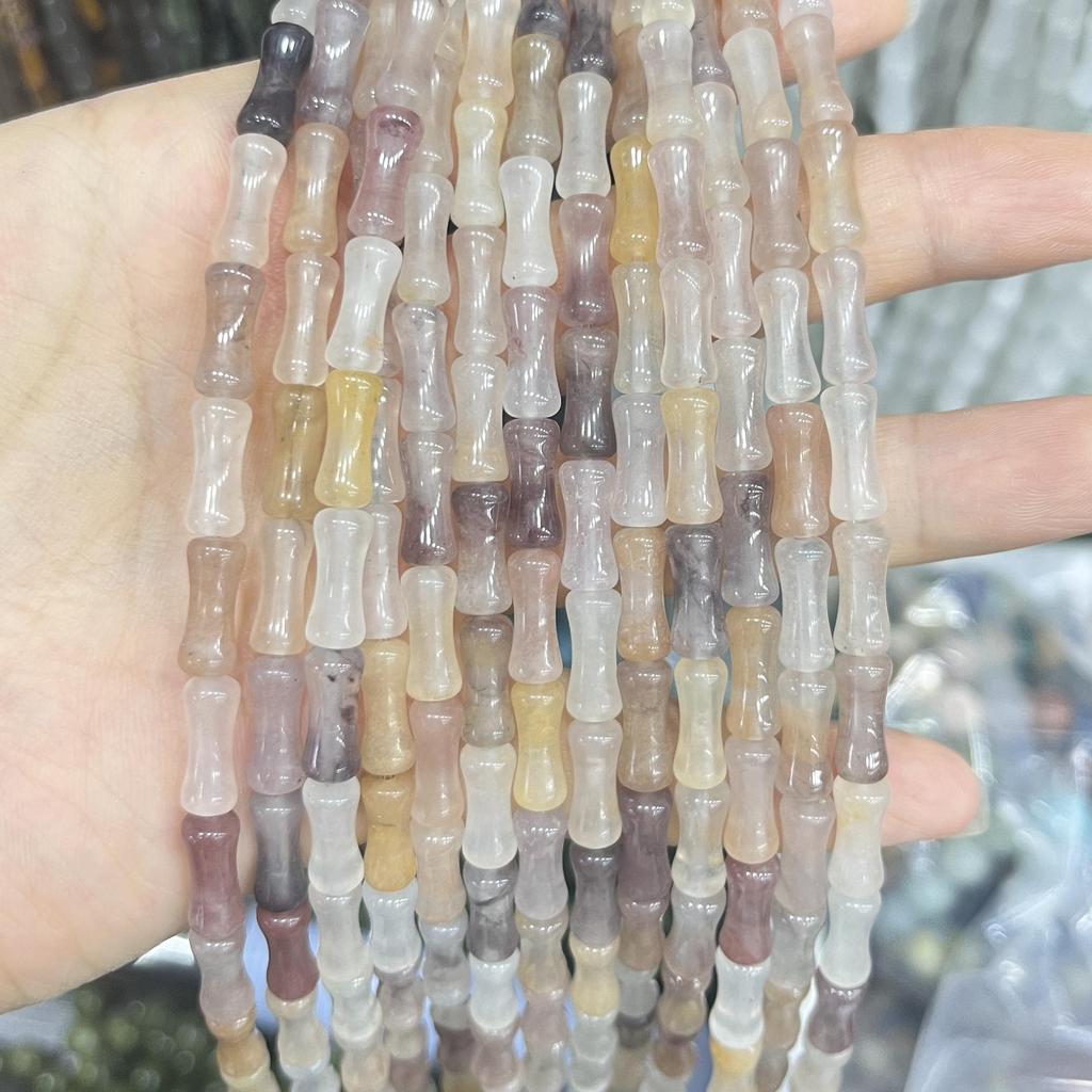 Natural Stone 5x12mm Tube Gemstone Beads for DIY Jewelry Making