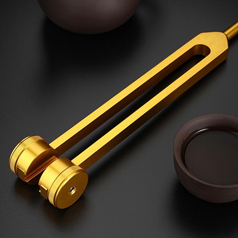 Tuning Fork 128 Hz Tuning Fork with Pouch Hammer Repair Wrench Non-Magnetic Aluminum Alloy Tuning Fork Professional